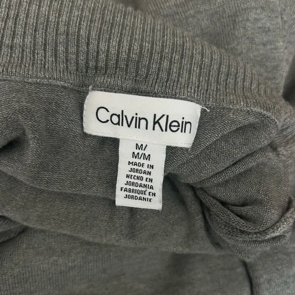 Calvin Klein Gray Turtleneck Sweater Women’s Size M - Picture 8 of 9